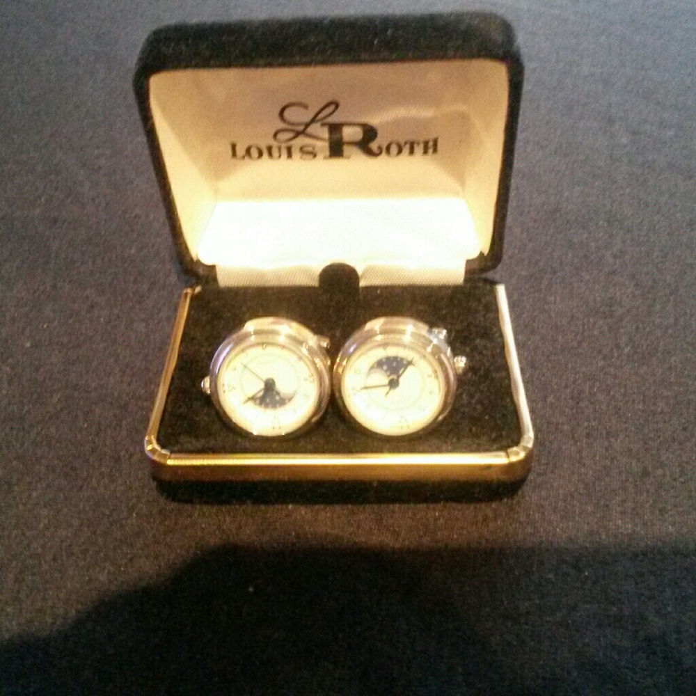 Watch cufflinks